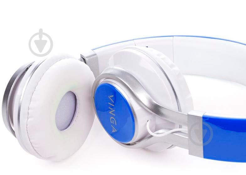 Навушники Vinga HSM040 blue/white HSM040WB - фото 8