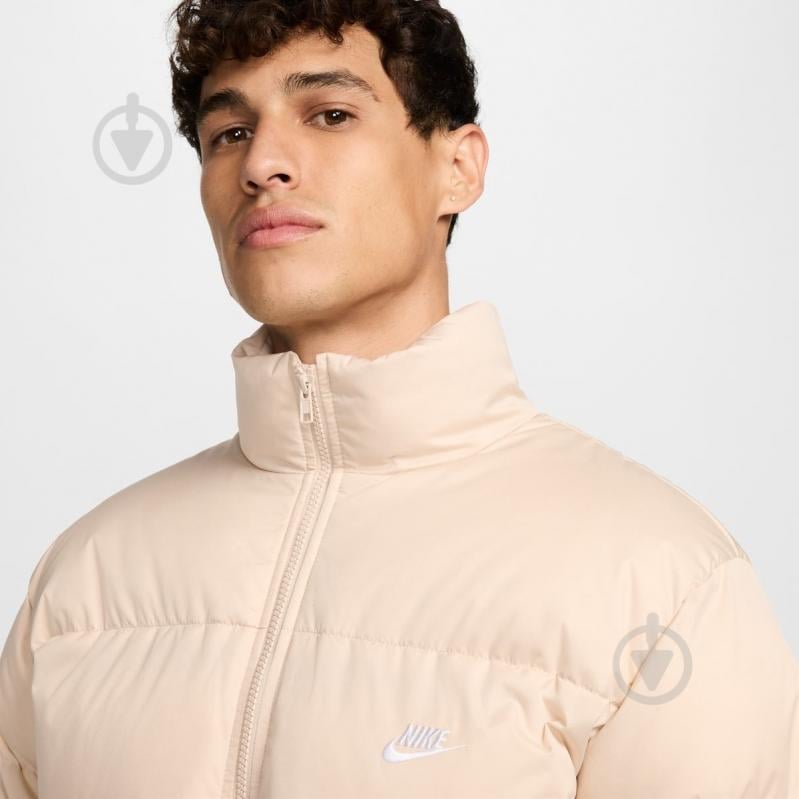 Пуховик чоловічий зимовий Nike M NK CLUB PUFFER JKT FB7368-126 р.L бежевий - фото 3