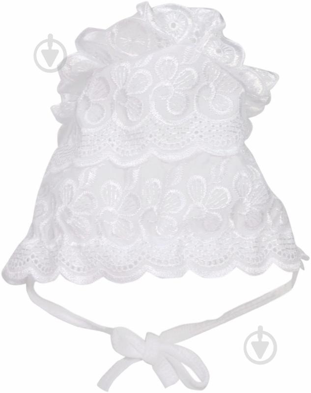 Чепчик детский Моя планета К-313 р.44 р.44 белый - фото 1 Чепчик детский Моя планета К-313 р.44 р.44 белый - фото 1