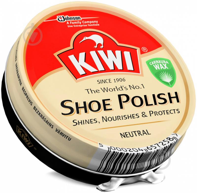 Крем для взуття Kiwi Shoe Polish 50 мл нейтральний - фото 1