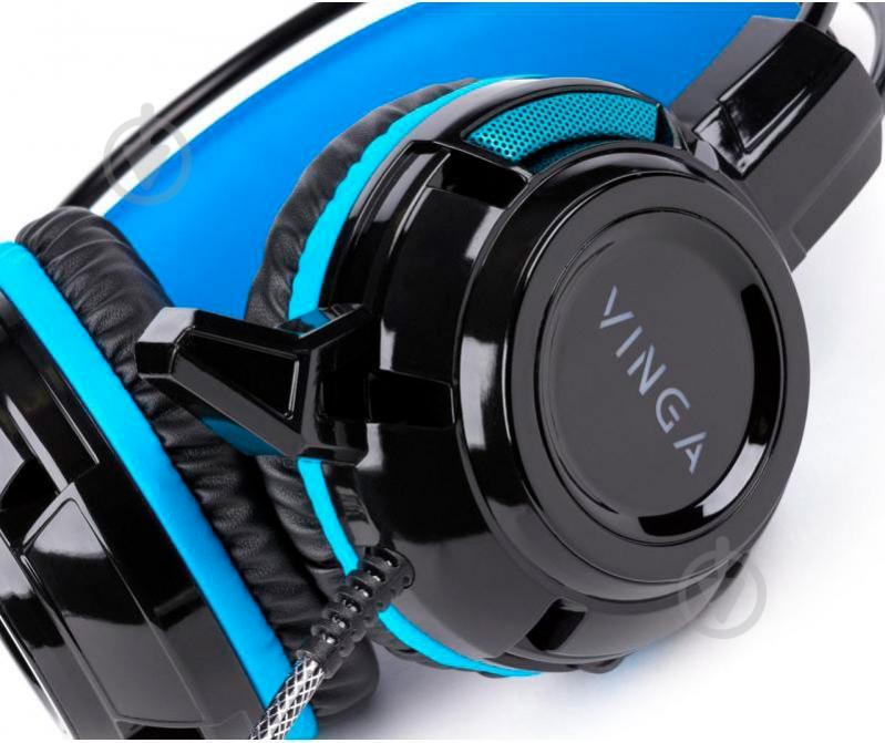 Наушники Vinga HSC060 black/blue HSC060BK - фото 9