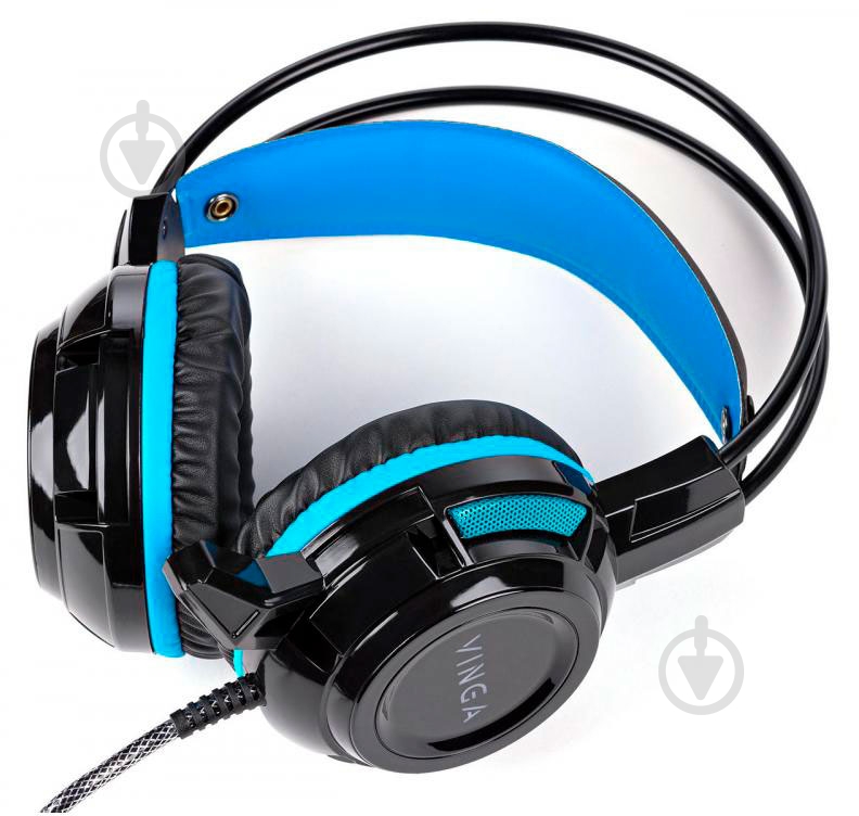 Наушники Vinga HSC060 black/blue HSC060BK - фото 6