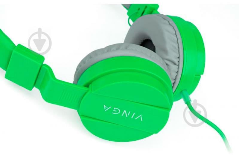 Наушники Vinga HSM035 green HSM035GR - фото 7