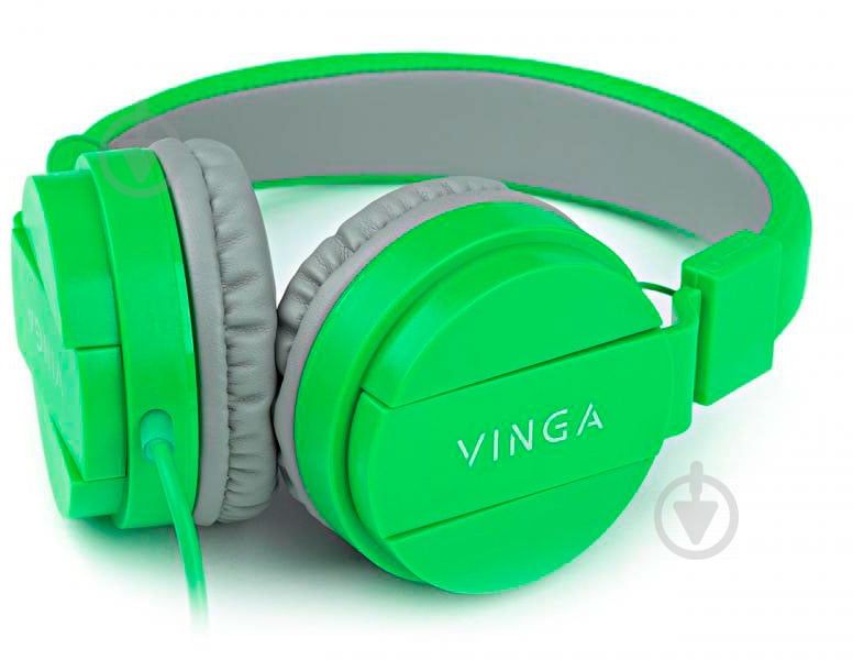 Наушники Vinga HSM035 green HSM035GR - фото 6