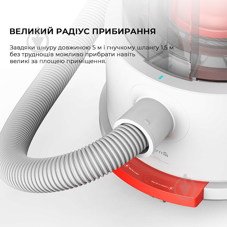 Пылесос Deerma Vacuum Cleaner (Wet and Dry) TJ200 white - фото 8