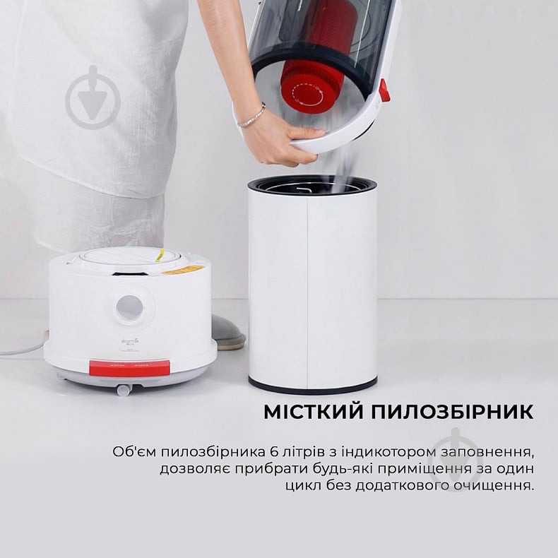 Пылесос Deerma Vacuum Cleaner (Wet and Dry) TJ200 white - фото 14