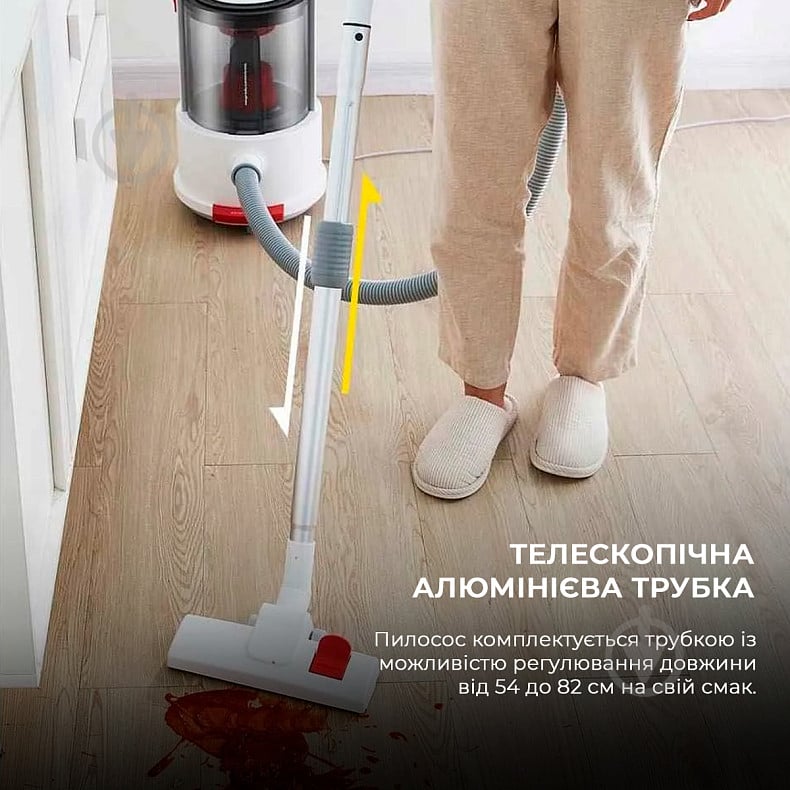 Пылесос Deerma Vacuum Cleaner (Wet and Dry) TJ200 white - фото 16