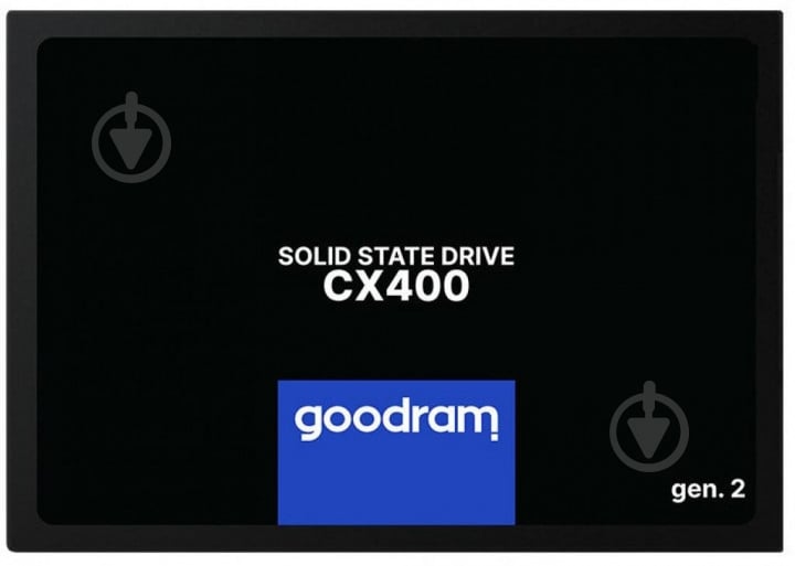 SSD-накопичувач Goodram CX400 128GB 2,5" SATA III 3D NAND (SSDPR-CX400-128-G2) - фото 1