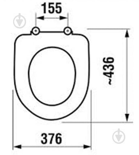 Сиденье для унитаза Jika Baltic/Olymp H8932813000631 - фото 2