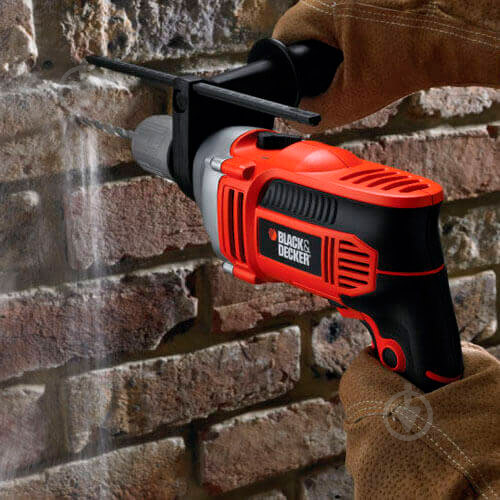 Дрель ударная Black+Decker BDK700K - фото 5