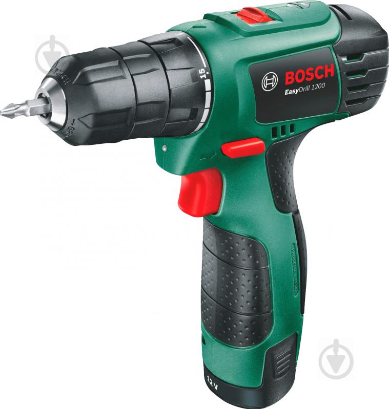 Шуруповерт аккумуляторный Bosch EasyDrill 1200 06039A210B - фото 1