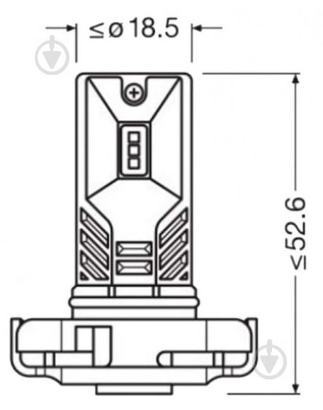 Автолампа світлодіодна Osram LEDriving P21/4W 8,2 Вт 1 шт.(2604CW) - фото 4