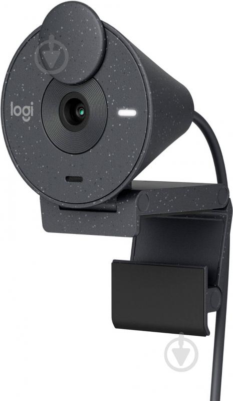 Веб-камера Logitech BRIO 300 FHD Graphite (960-001436) - фото 1