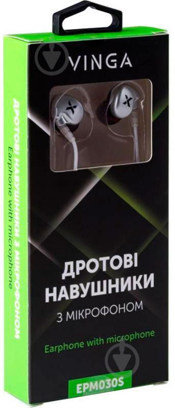Наушники Vinga EPM030 silver EPM030S - фото 4 Наушники Vinga EPM030 silver EPM030S - фото 4