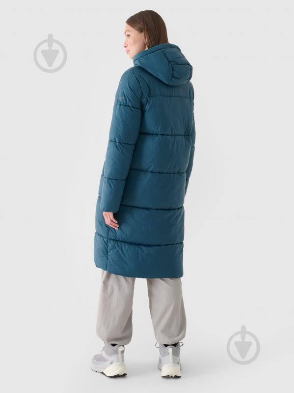 Пуховик жіночий зимовий 4F DOWN JACKET F475 4FWAW24TDJAF475-46S р.S синій - фото 2