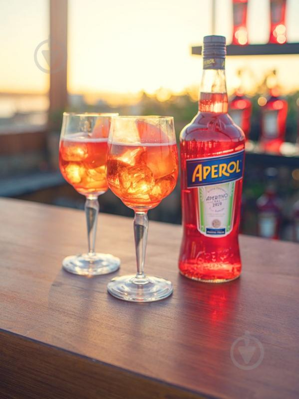 Ликер Aperol Aperetivo 11% 0.7 л + Вино игристое Cinzano Pro-Spritz белое сухое 11% 0,75 л - фото 4