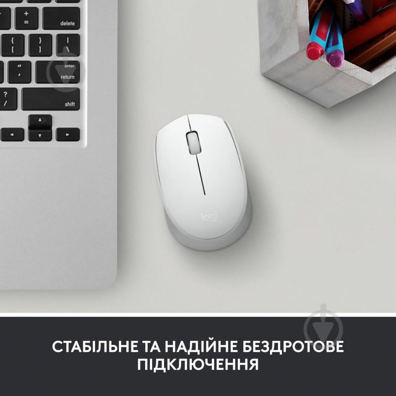 Мышь Logitech Wireless Mouse M171 white (910-006867) - фото 2