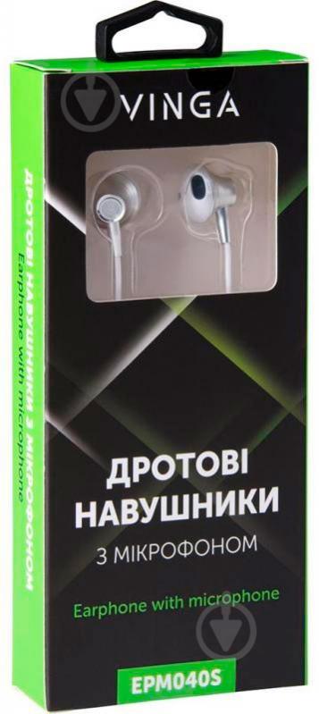 Наушники Vinga EPM040 silver EPM040S - фото 4 Наушники Vinga EPM040 silver EPM040S - фото 4