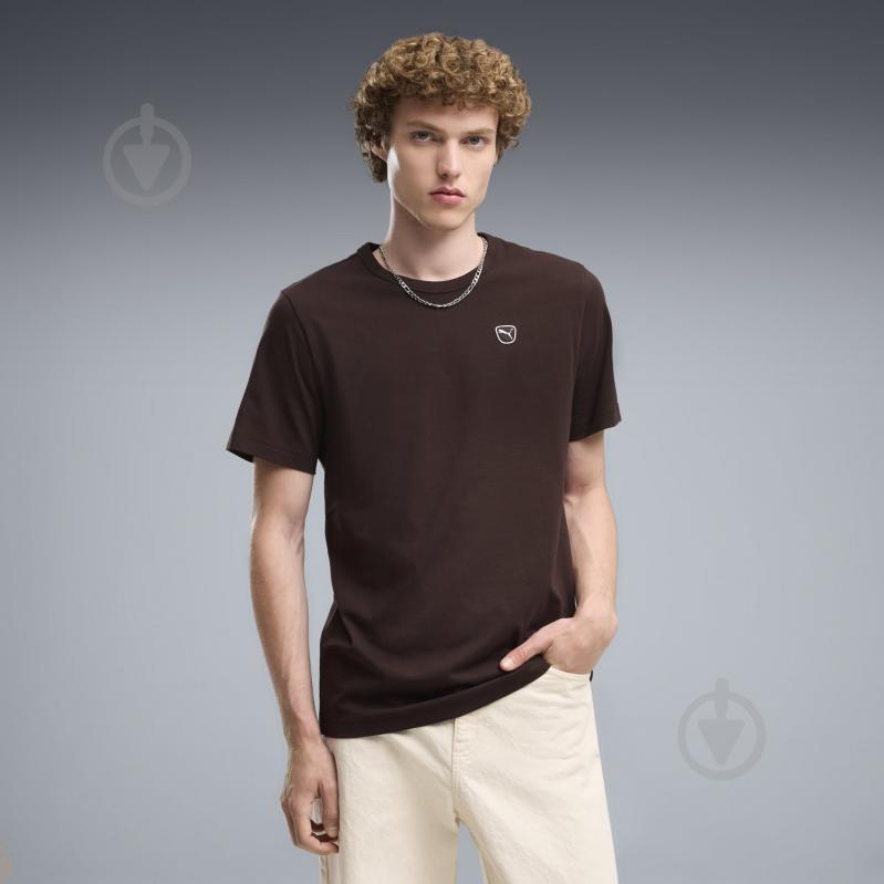 Футболка Puma ESS ELEVATED TEE 69205433 р.M коричневый - фото 3