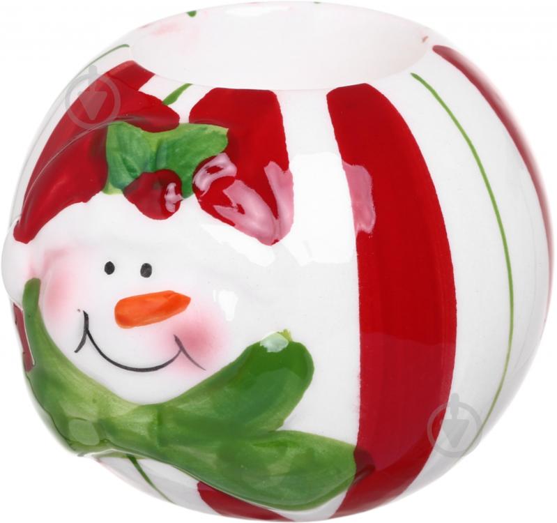 Подсвечник Санта 85х68 мм разноцветный APF670820 - фото 2