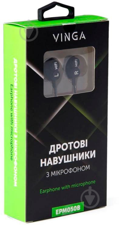 Наушники Vinga EPM050 black EPM050B - фото 4 Наушники Vinga EPM050 black EPM050B - фото 4