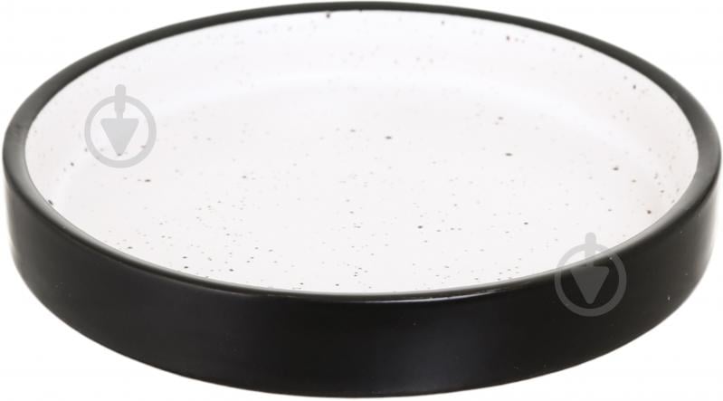 Подсвечник-тарелка D10 см коричневый с белым MC5600000 - фото 4