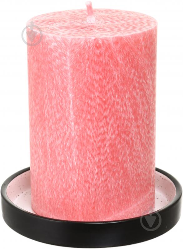 Подсвечник-тарелка D10 см коричневый с белым MC5600000 - фото 6