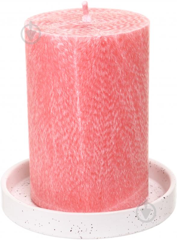 Подсвечник-тарелка D10 см коричневый с белым MC5600000 - фото 8