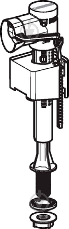 Механизм наполнения бачка Geberit 3/8 ImpulsBasic330 136.725.00.1 - фото 2