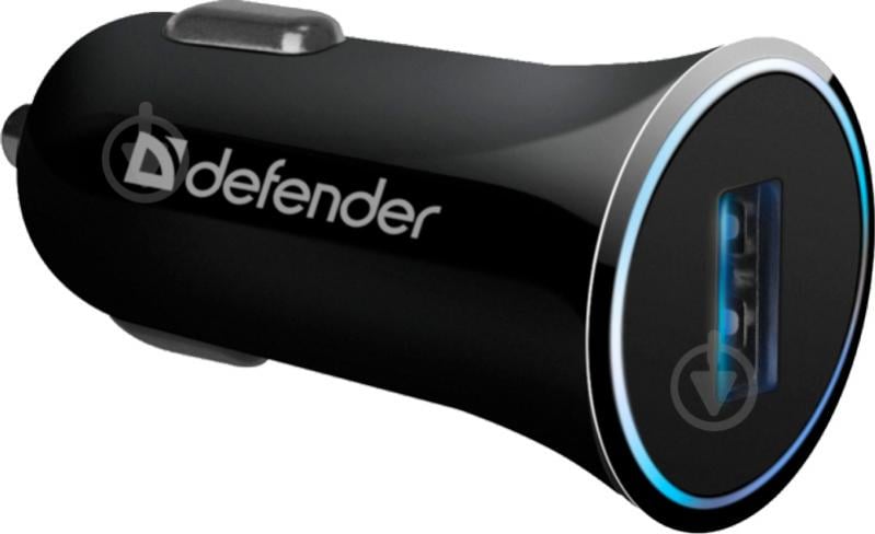 Автомобільний зарядний пристрій Defender UCA-20 1xUSB (83593) Black - фото 2