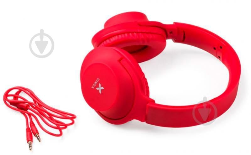 Наушники Vinga HSM060 red HSM060RD - фото 9