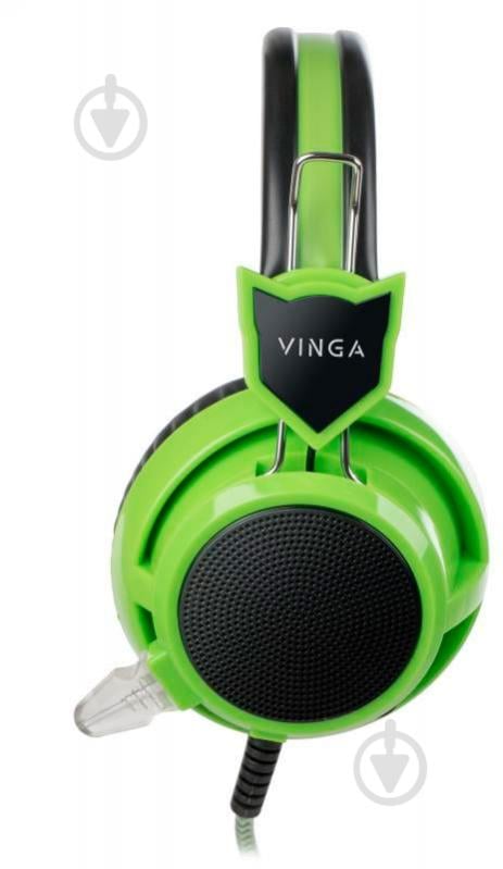 Наушники Vinga HSC058 green HSC058GR - фото 3