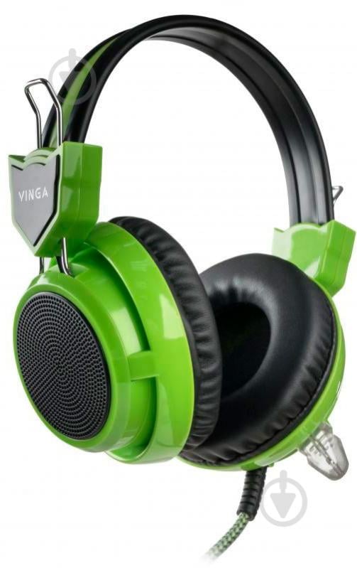 Наушники Vinga HSC058 green HSC058GR - фото 2
