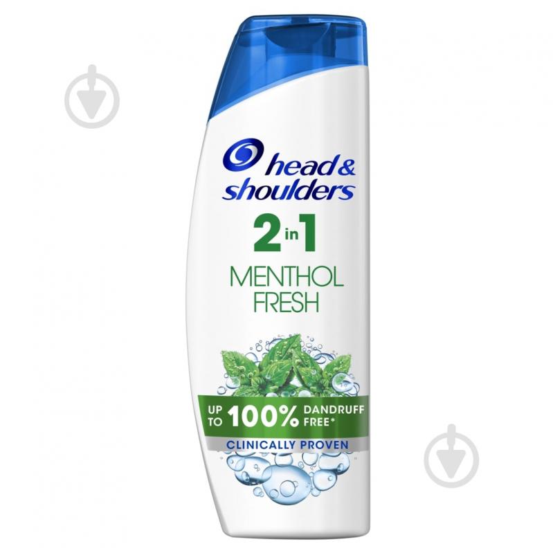 Шампунь Head & Shoulders Свіжість Ментолу 2 В 1 360 мл - фото 1