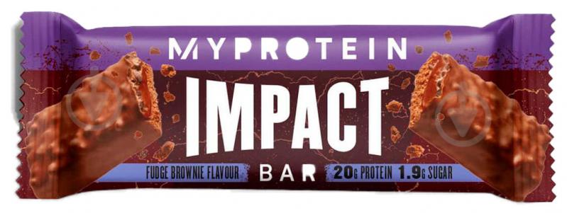 Протеїновий батончик Myprotein Impact Protein Bar Фадж Брауні 64 г - фото 1