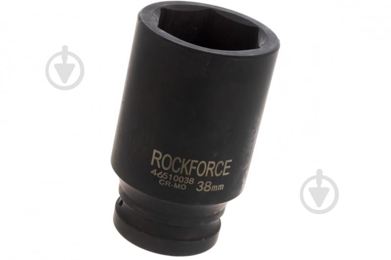 Головка ударна глибока 38 мм 3/4'' 6 гр ROCKFORCE 1 шт. RF-46510038 - фото 2