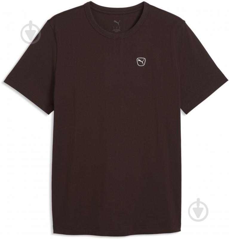 Футболка Puma ESS ELEVATED TEE 69205433 р.S коричневый - фото 1 Футболка Puma ESS ELEVATED TEE 69205433 р.S коричневый - фото 1