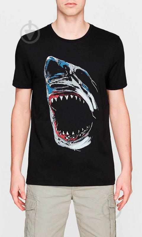 Футболка Mavi SHARK PRINTED TEE 065526-900 р.S черный - фото 1 Футболка Mavi SHARK PRINTED TEE 065526-900 р.S черный - фото 1