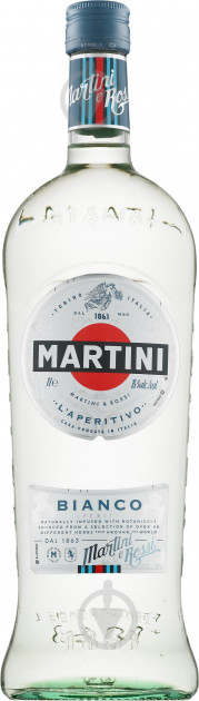 Вермут Martini Bianco солодкий 15% 0,75 л - фото 1