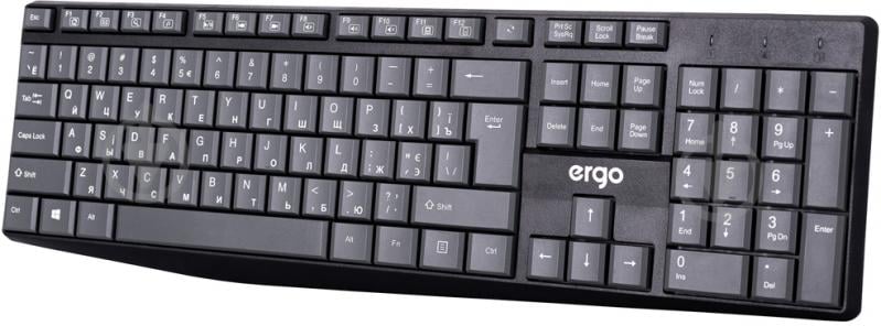 Клавиатура Ergo (K-210USB) black/grey - фото 3