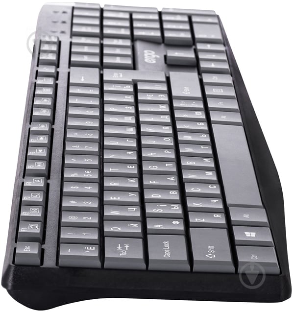 Клавиатура Ergo (K-210USB) black/grey - фото 4