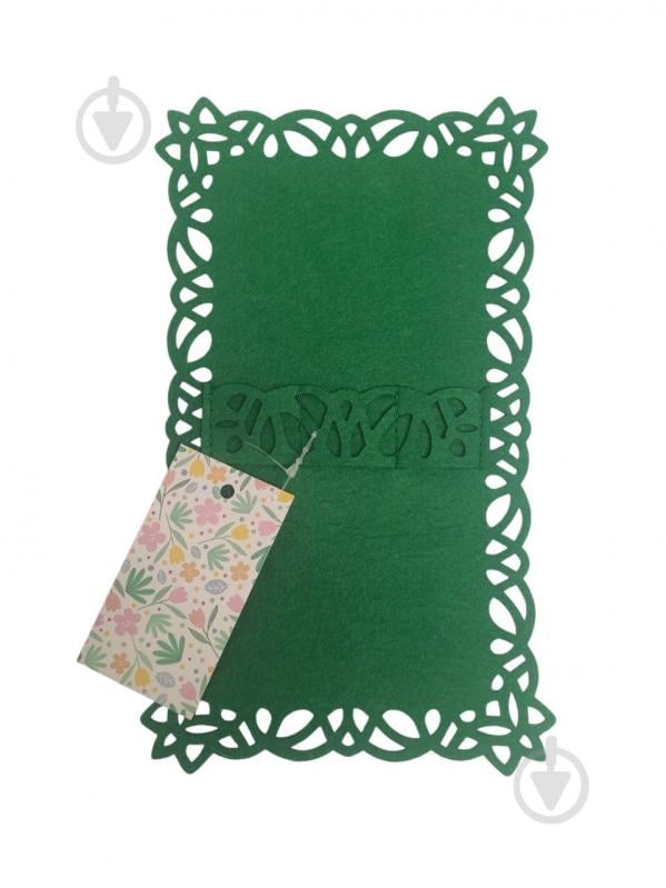 Конверт для столовых приборов Аплі Краплі Easter 24x14 см зеленый - фото 1 Конверт для столовых приборов Аплі Краплі Easter 24x14 см зеленый - фото 1