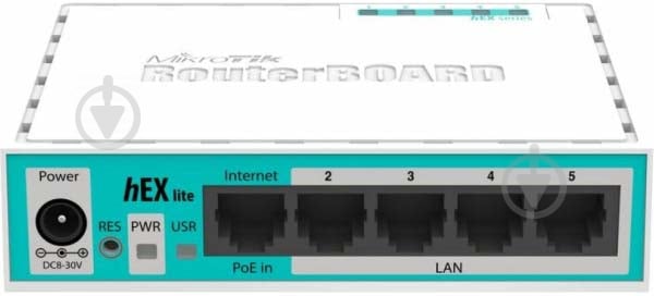 Комутатор Mikrotik hEX lite (RB750r2) - фото 1