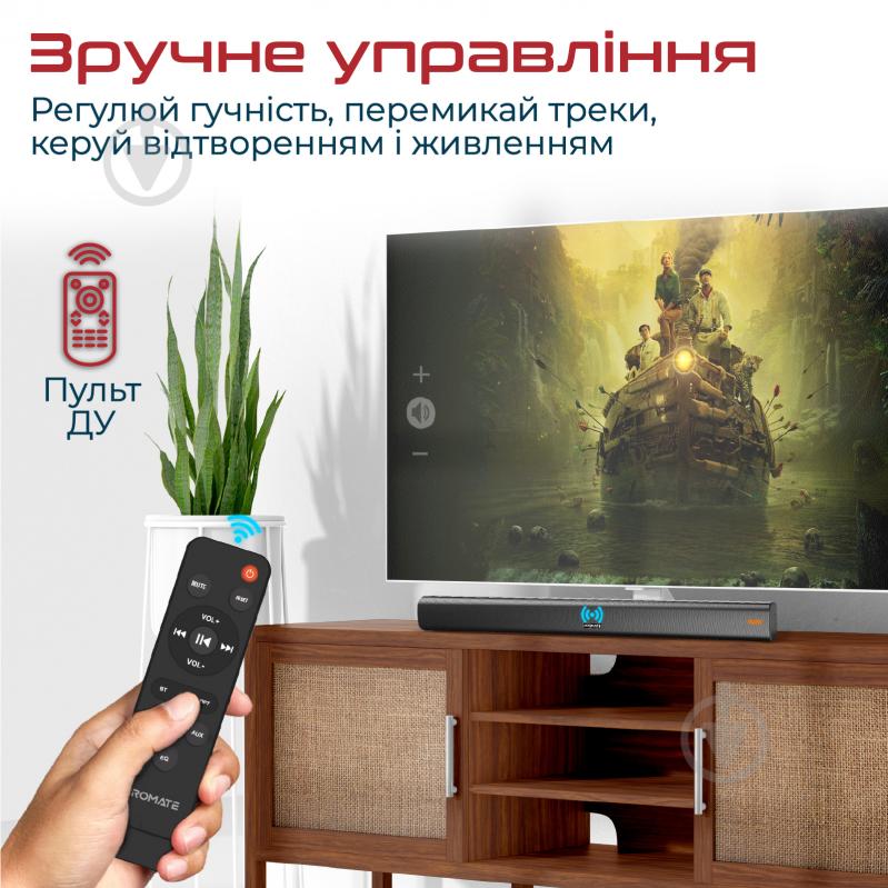 Саундбар Promate streambar-30.black - фото 7