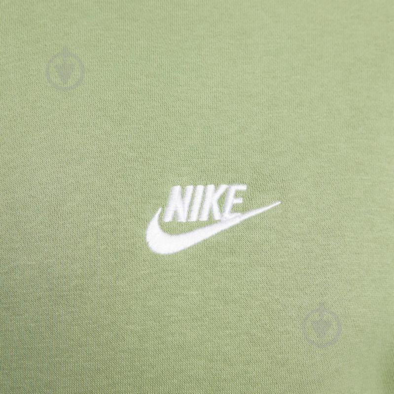 Джемпер Nike M NSW CLUB HOODIE FZ BB BV2645-386 р. M зеленый - фото 4