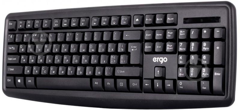 Клавіатура Ergo (K-260USB) black - фото 3