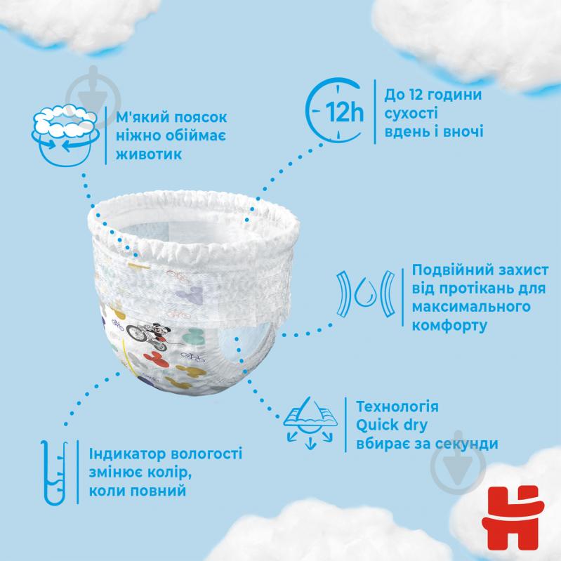 Подгузники-трусики Huggies Boy 6 15-25 кг 30 шт. - фото 6