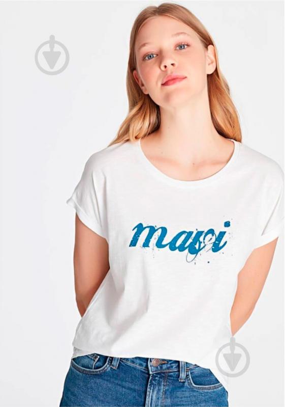 Футболка Mavi knitted tshirt 166422-620 р.XS белый - фото 4