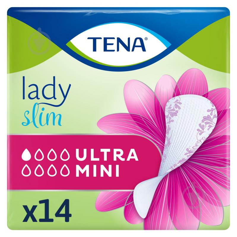 Прокладки Tena Lady Slim Ultra Mini 14 шт. - фото 1