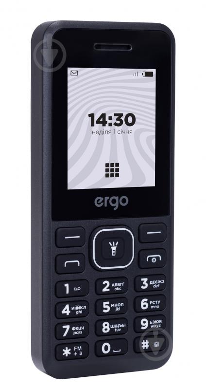 Мобільний телефон Ergo B181 Dual Sim black - фото 4